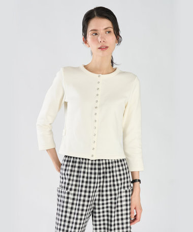 コットン メルトン カーディガンプレッション "Le Petit"