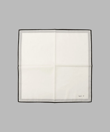 ロゴ ジャカード ハンカチ