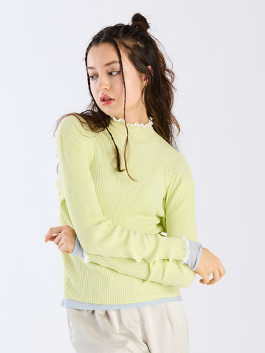 【Outlet】シアーリブタートル