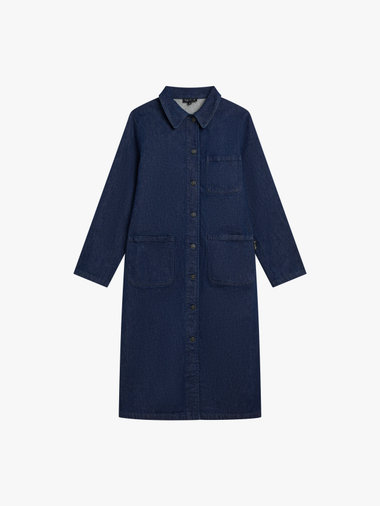 デニム シャツワンピース