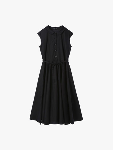 コットン ノースリーブ ワンピース