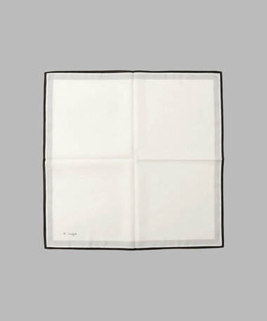 ロゴ ジャカード ハンカチ