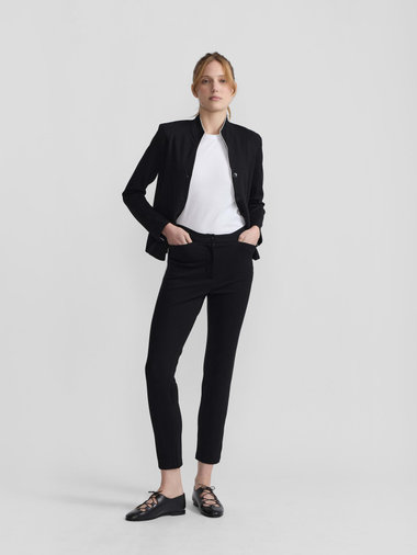 ジャージー クロップドパンツ