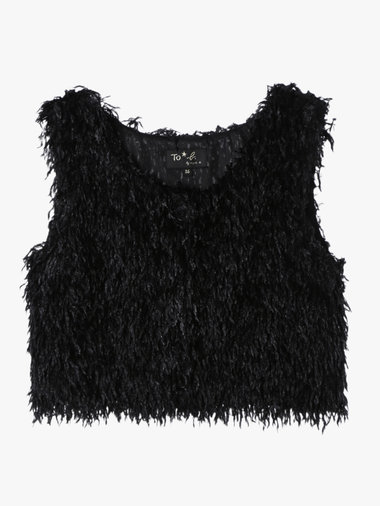 【Outlet】ファンシー ヤーン ベスト