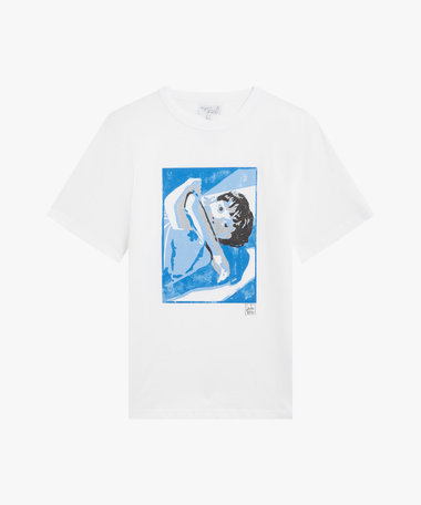 プリント コットン 半袖 アーティスト Tシャツ "Loulou Picasso"