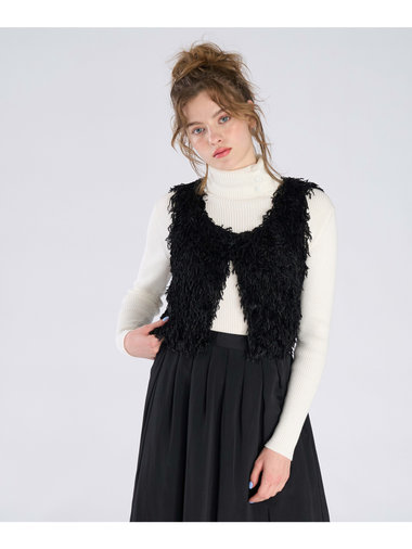 【Outlet】ファンシー ヤーン ベスト