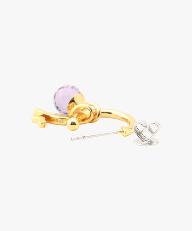ストーンピアス "Amethyst"