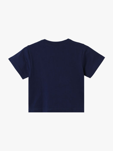 ベビー ボックスロゴ プリント コットン 半袖 Tシャツ "Domi"