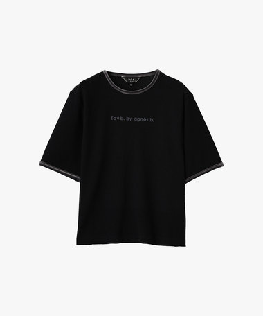 ロゴ ワッフルTシャツ