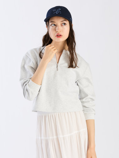 【Outlet】ハーフジッププルオーバー