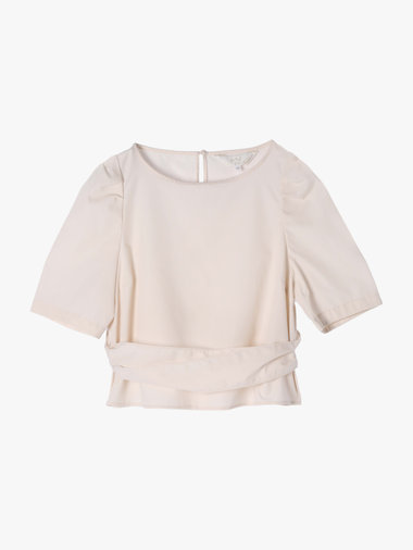 【Outlet】リボンブラウスプルオーバー