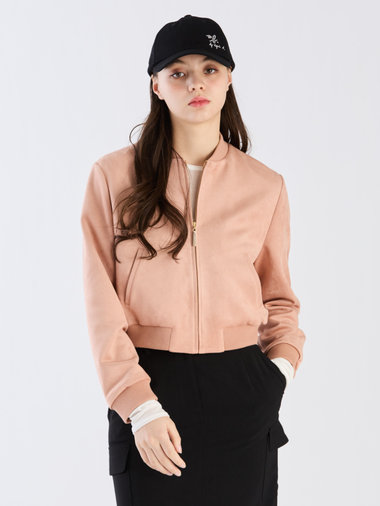 【Outlet】スエードライクブルゾン