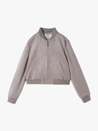 【Outlet】スエードライクブルゾン