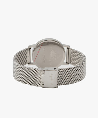 メンズ シルバー ステンレス ラウンド ウォッチ "Marcello"