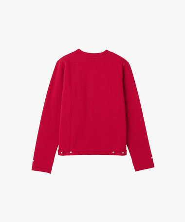 オーガニックコットン メルトン 長袖 カーディガンプレッション "Rosana"