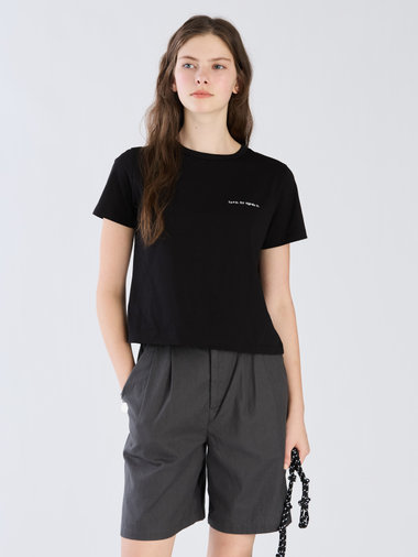 【Outlet】ロゴ オーガニックコットン 半袖 Tシャツ