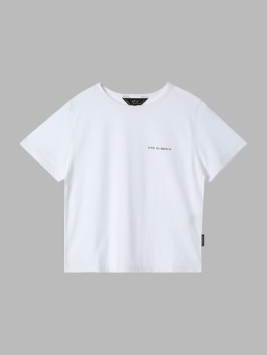 【Outlet】ロゴ オーガニックコットン 半袖 Tシャツ