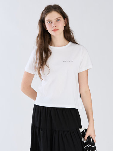 【Outlet】ロゴ オーガニックコットン 半袖 Tシャツ