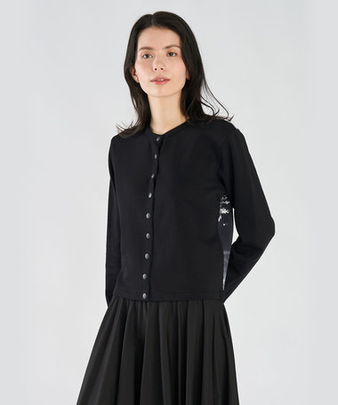 【by R 限定品】agnes b. フォトプリント 長袖 カーディガン "Asuka"