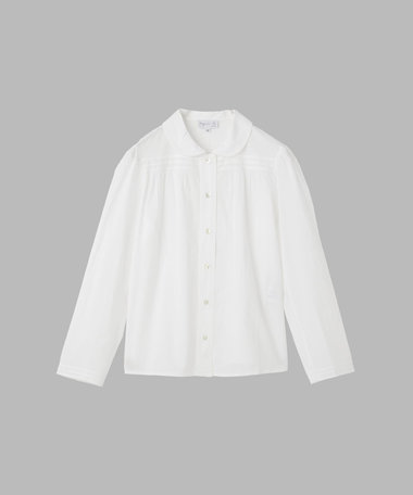 コットン 長袖 ブラウス "Alice"