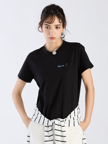 【Outlet】プリント オーガニックコットン 半袖 Tシャツ "Bravo!"