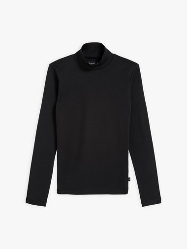 コットン ハイネック 長袖 Tシャツ "Vian"