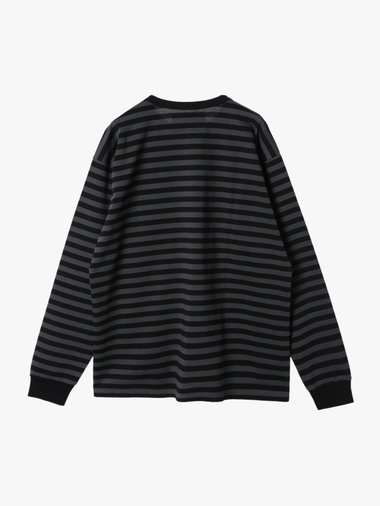 agnes b. x NH ボーダークルーネック 長袖Tシャツ