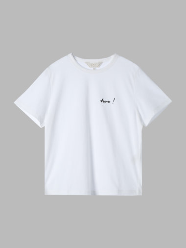 【Outlet】プリント オーガニックコットン 半袖 Tシャツ "Bravo!"