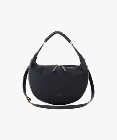 ナイロン 2way ラージ ショルダーバッグ "Tsuki" ZAS07-02