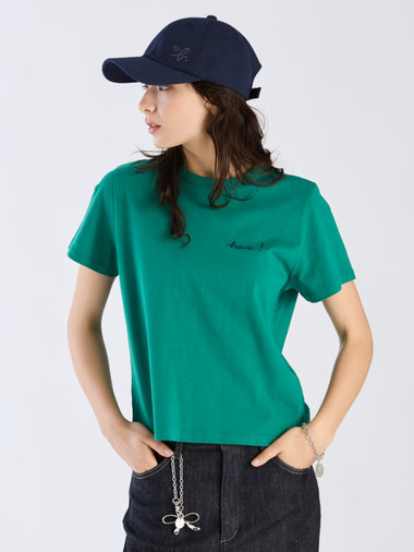 【Outlet】プリント オーガニックコットン 半袖 Tシャツ "Bravo!"