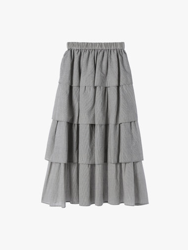 【Outlet】フォーフレアティアードスカート