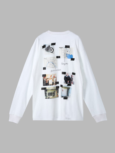 agnes b. x NH クルーネック 長袖 Tシャツ