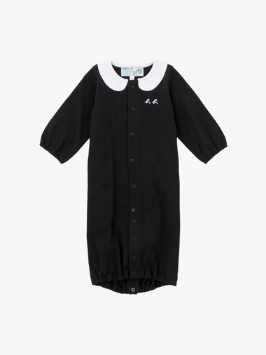 ベビー トロンプルイユ コットン 長袖 2wayオール