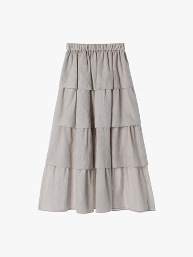 【Outlet】フォーフレアティアードスカート