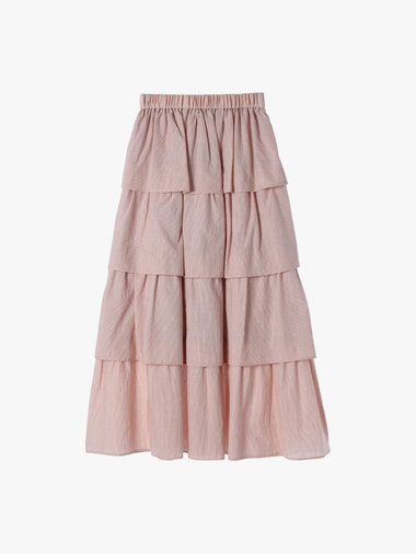 【Outlet】フォーフレアティアードスカート