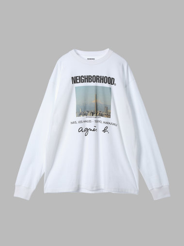 agnes b. x NH クルーネック 長袖 Tシャツ