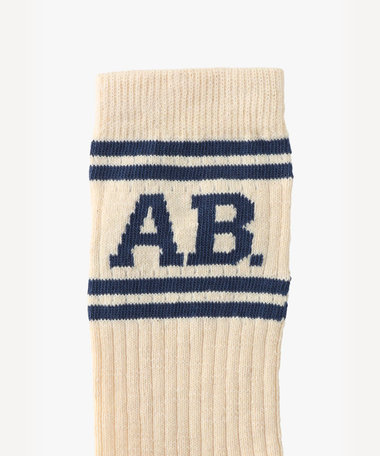 "AB."ロゴ ライン ソックス "Kevin"