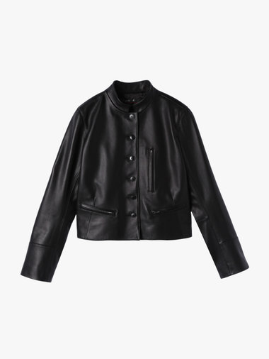 ラムレザー 長袖 ジャケット ”Tambourin”