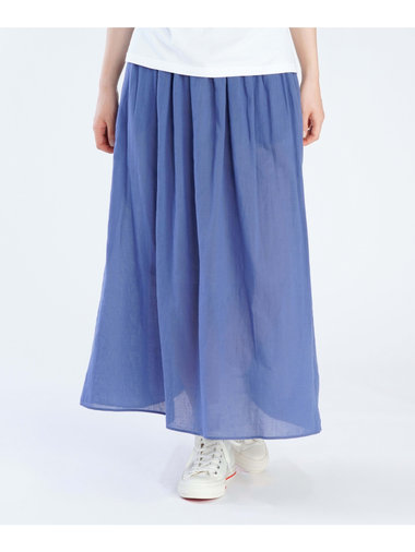 【Outlet】ガーゼ調コットン スカート "Telma"