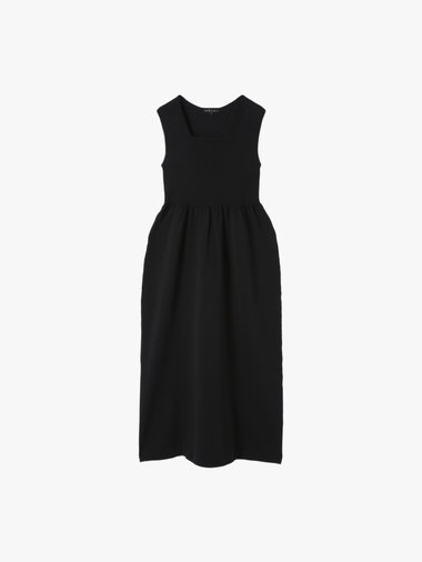 【Outlet】ノースリーブ ロング ニット ワンピース