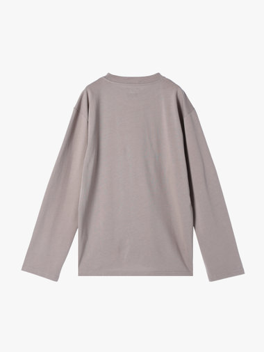 メンズ ロゴ プリント コットン 長袖 Tシャツ ”Christof”