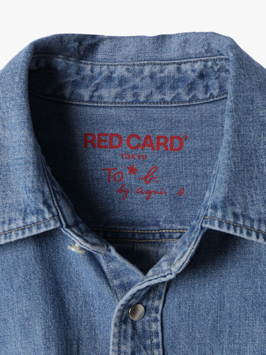 To b. by agnes b. x RED CARD TOKYO Bronx with To b. デニムシャツ