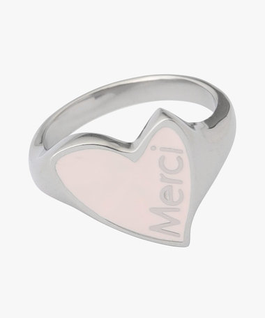 メッセージ ハート リング "Merci"