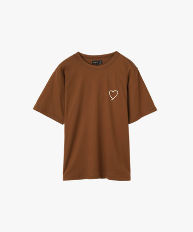 アイコニック プリント コットン 半袖 Tシャツ "Sarajevo heart"