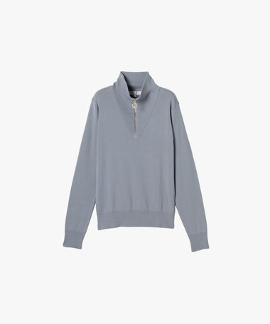 J155 SWEAT コットンニットジップスウェット