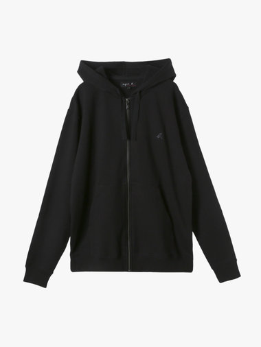 メンズ "b."ロゴ 刺繍 コットン スウェット フーディー "Porto"