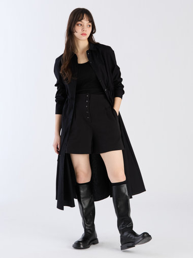 【Outlet】ロングスリーブシャツドレス