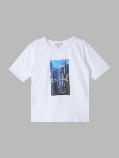 キッズ プリント 半袖 アーティスト Tシャツ "Castelbajac"
