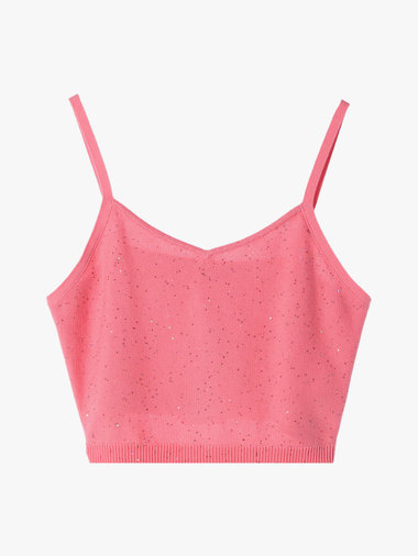 【Outlet】スパングルニットキャミ