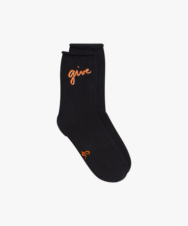 メッセージ ソックス "Give love"